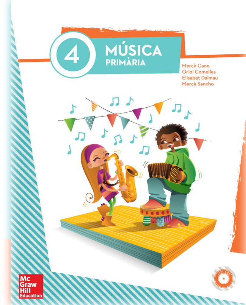 Musica 4 Primaria (LA + 1CD). Aa. Vv. (McGraw-Hill Interamericana de España S.L.) 9788448195427 Imagen principal del producto