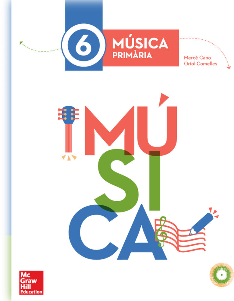 Musica 6 Primaria (LA + 1CD). Aa. Vv. (McGraw-Hill Interamericana de España S.L.) 9788448195465 Imagen principal del producto