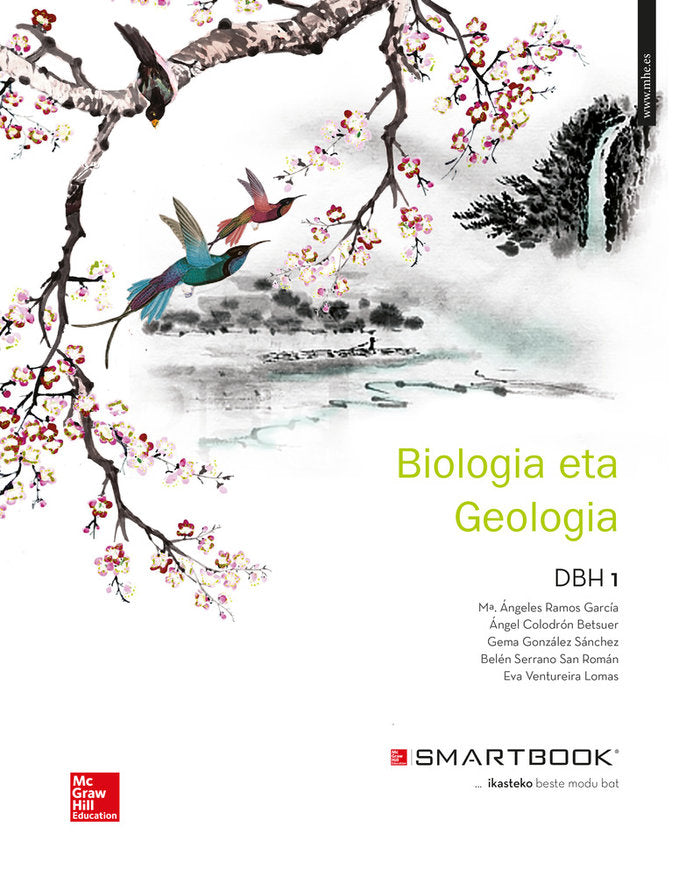 Biología Geología 1º ESO +smartbook Euskera 15 MCGBYG31E (Mcgraw-hill) - 9788448606855