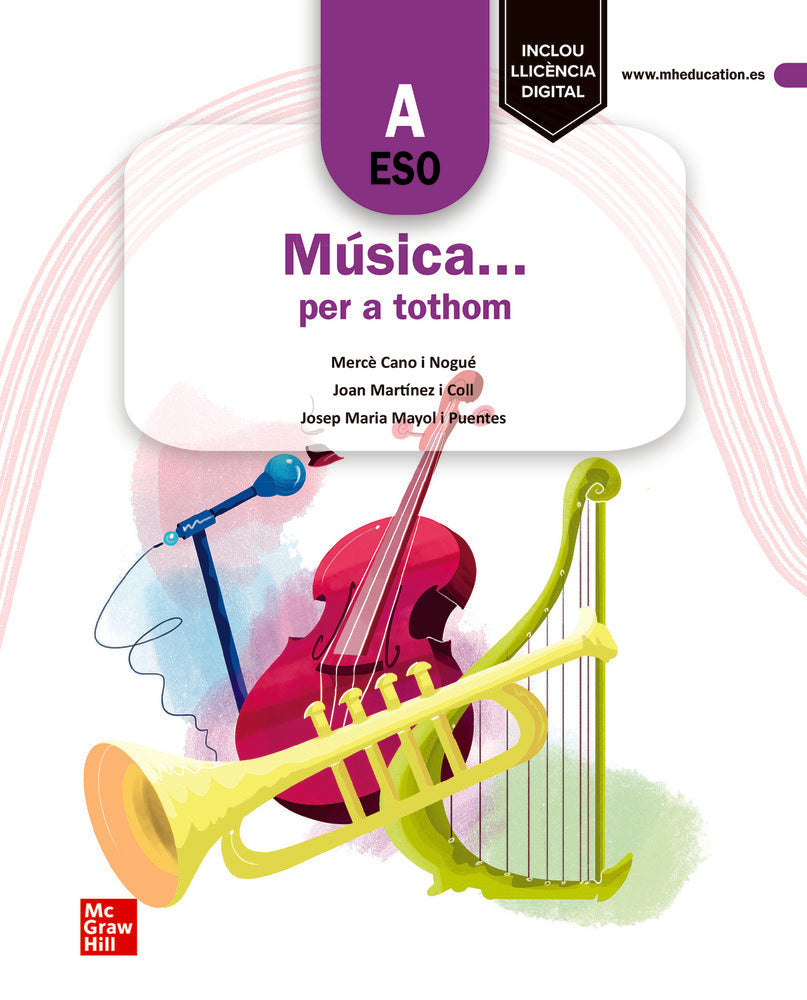 Música... per a tothom ESO - A. Aa. Vv. (McGraw-Hill Interamericana de España S.L.) 9788448615826 Imagen principal del producto