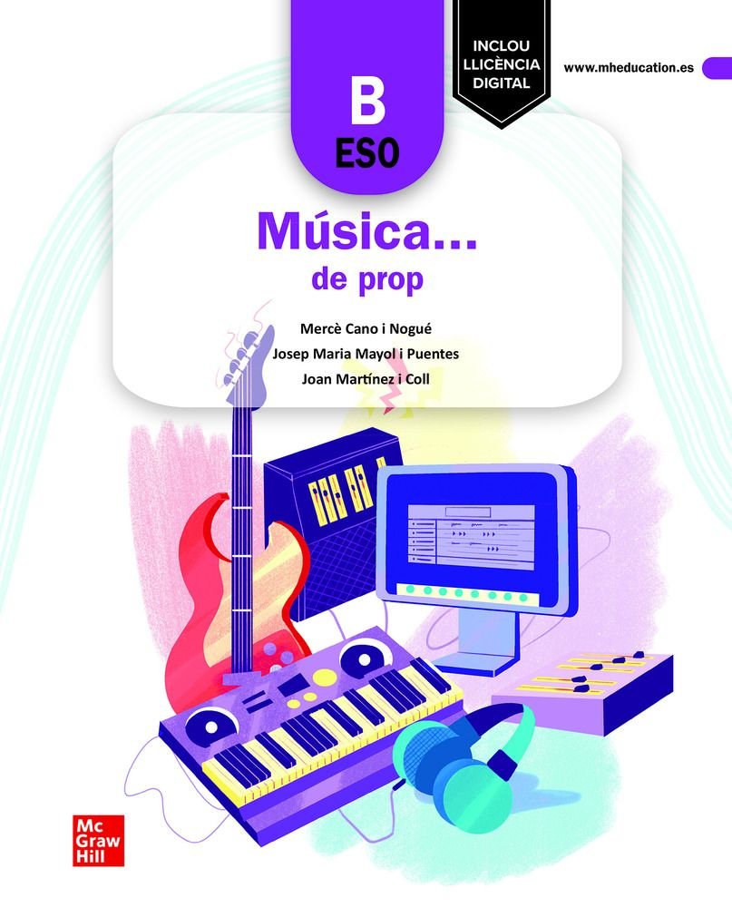 Música ... de prop - ESO B | Varios autores | 9788448615857 (MCGRAW-HILL) Imagen principal del producto