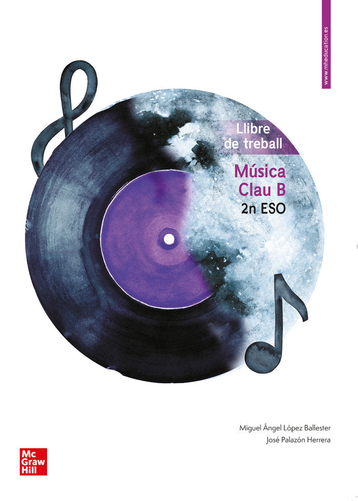 Quadern Música Clave B 2º ESO Valencia 20 (Mcgraw-hill) - 9788448619091