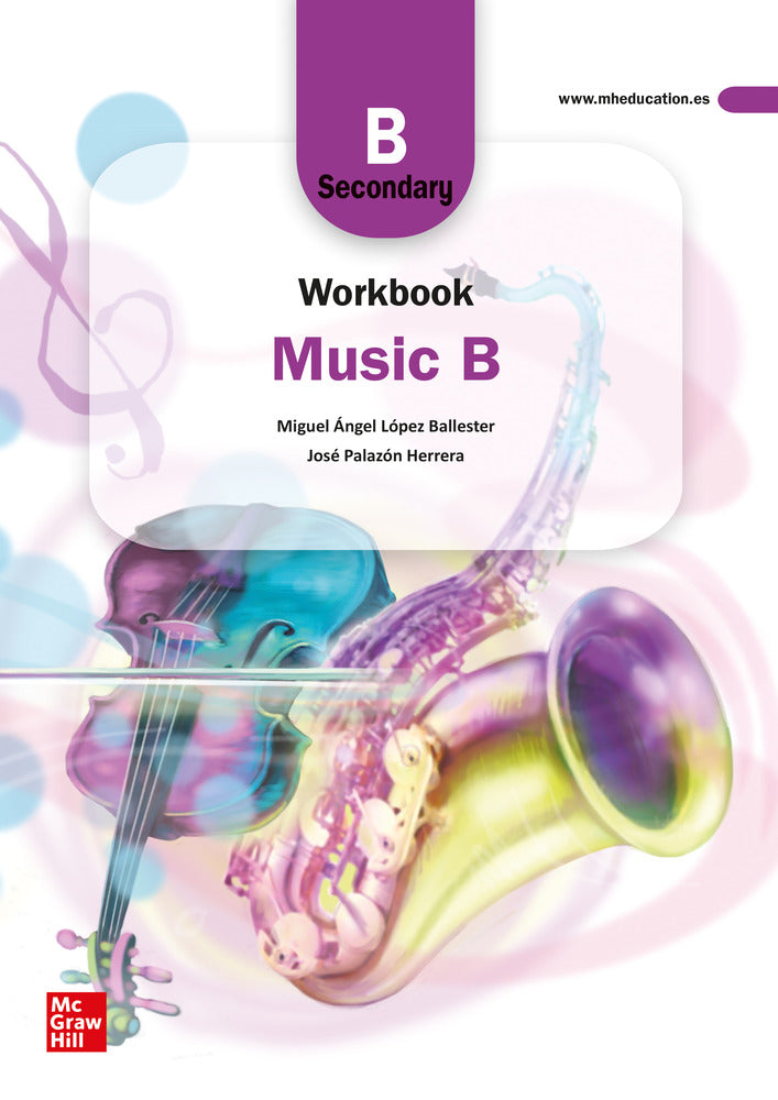 Workbook Music B Secondary - CLIL. NOVA. Aa. Vv. (McGraw-Hill Interamericana de España S.L.) 9788448631505 Imagen principal del producto