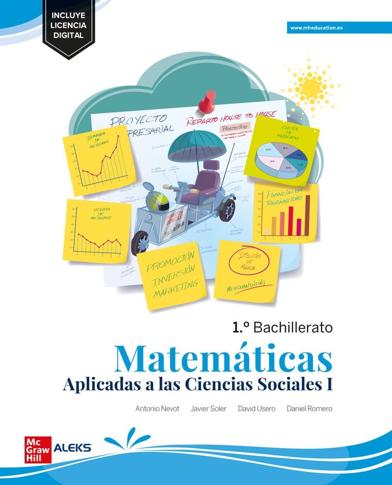 ✅ MATEMATICAS CCSS 1ºNB 22 LOMLOE I NEVOT I MCGRAW-HILL I 9788448632656 Imagen principal del producto