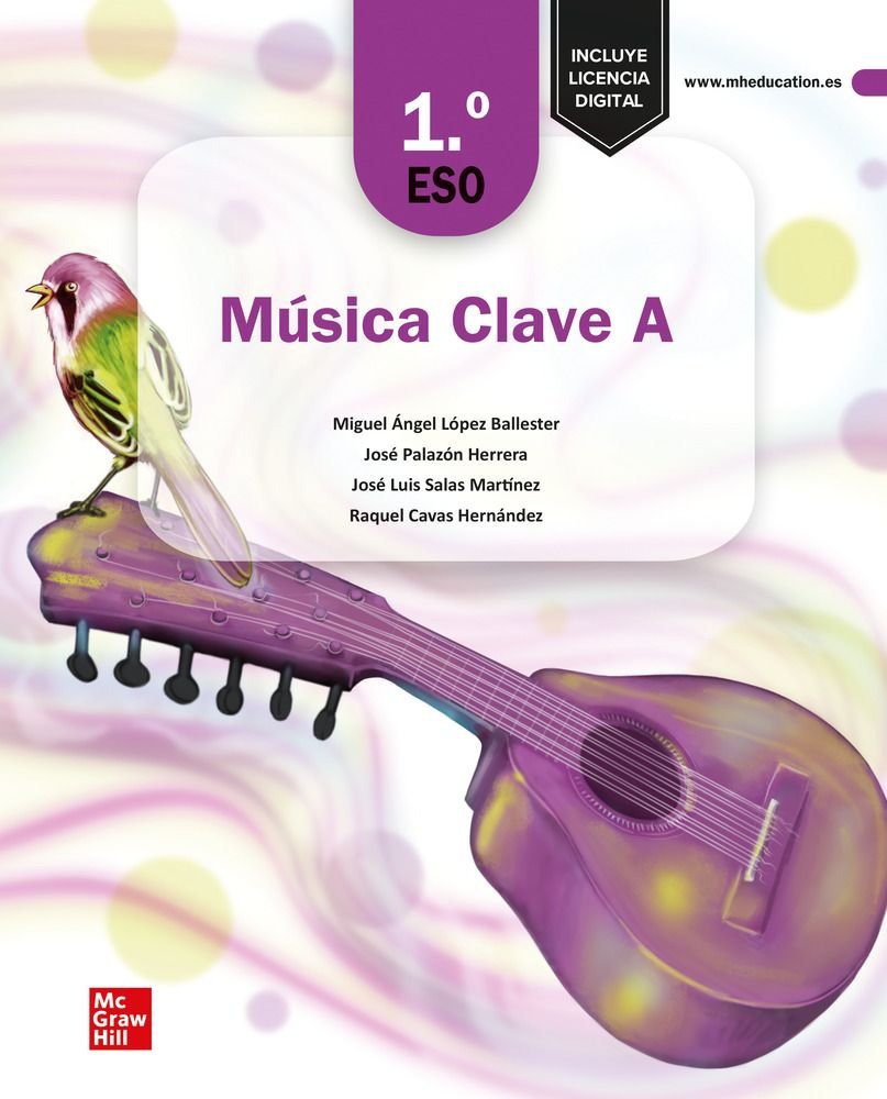 Música Clave A - 1.o ESO | PALAZON HERRERA | 9788448634117 (MCGRAW-HILL) Imagen principal del producto