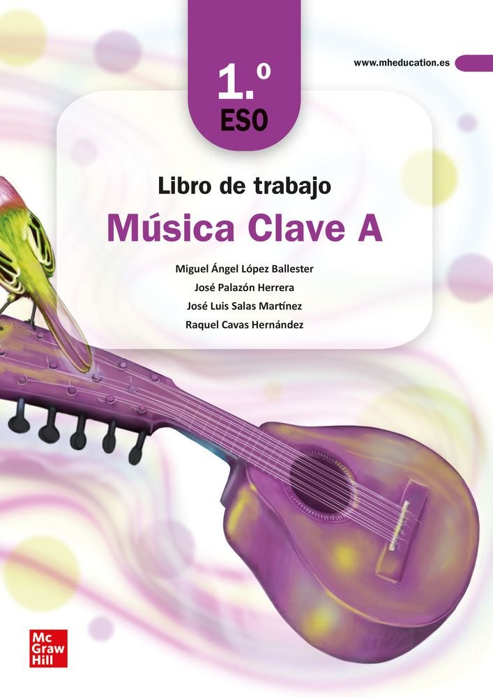 Libro de trabajo Música Clave A - 1.o ESO | PALAZON HERRERA | 9788448634124 (MCGRAW-HILL) Imagen principal del producto