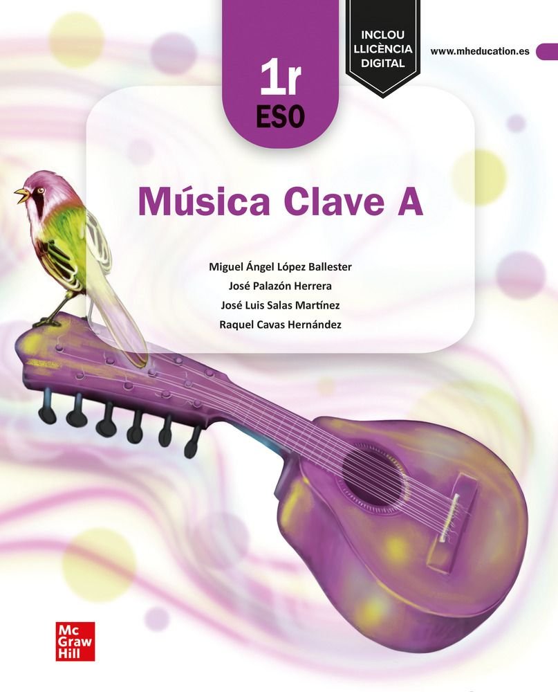 Música Clau A - 1r ESO | PALAZÓN HERRER | 9788448634193 (MCGRAW-HILL) Imagen principal del producto