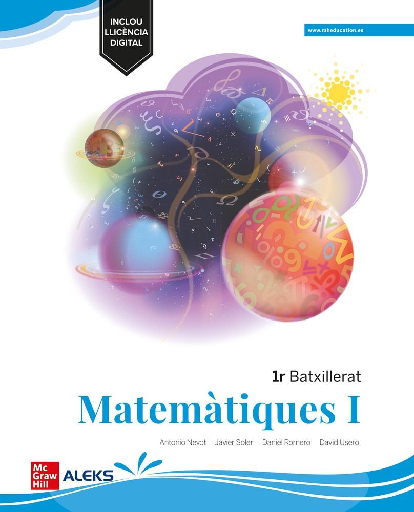 ✅ MATEMATIQUES 1ºNB CATALAN 22 MEDITERRANIA LOMLOE I NEVOT,ANTONIO, SOLER,JAVIER, ROMERO,DANI I MCGRAW-HILL I 9788448634940