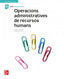 ✅ OPERACIONS ADMINISTR RECU HUMANS - 9788448635145