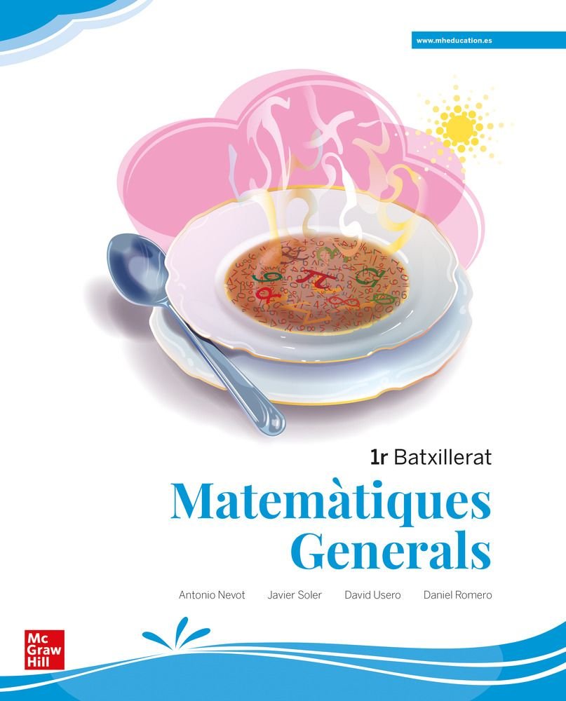 ✅ MATEMATIQUES GENERALS 1ºNB CATALAN 22 MEDITERR,LOMLOE I NEVOT,ANTONIO, SOLER,JAVIER, ROMERO,DANI I MCGRAW-HILL I 9788448635435 Imagen principal del producto