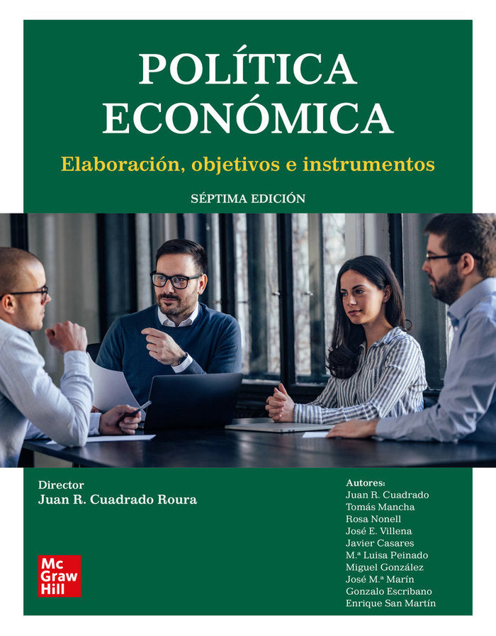 POLITICA ECONOMICA 7ªED ELABORACION OBJETIVOS INSTRUMENTOS | CUADRADO ROURA,JUAN R | MCGRAW-HILL | 9788448636241 Imagen principal del producto