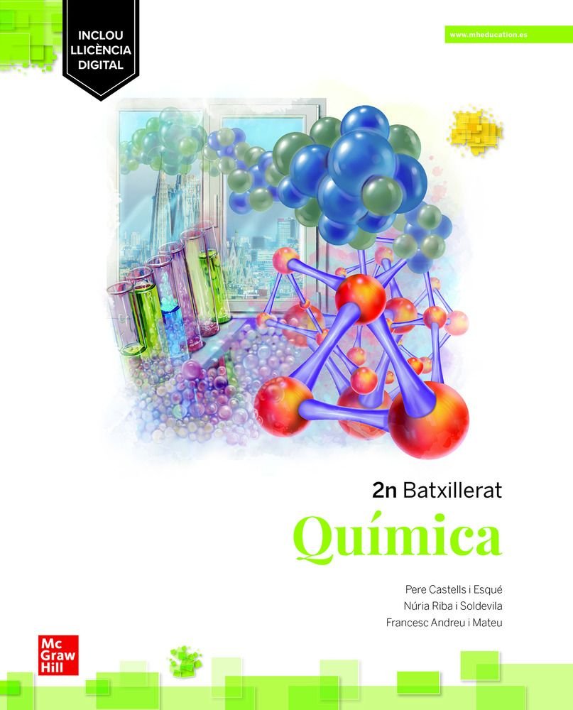✅ QUIMICA 2ºNB CATALAN 23 LOMLOE I CASTELLS I ESQUE, PERE I MCGRAW-HILL I 9788448637590 Imagen principal del producto