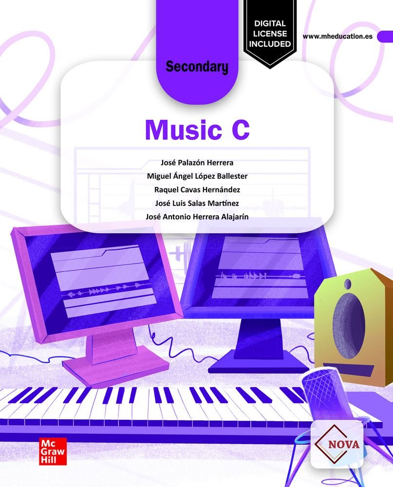Music C Secondary - CLIL. NOVA | PALAZÓN HERRER | 9788448638283 (MCGRAW-HILL) Imagen principal del producto