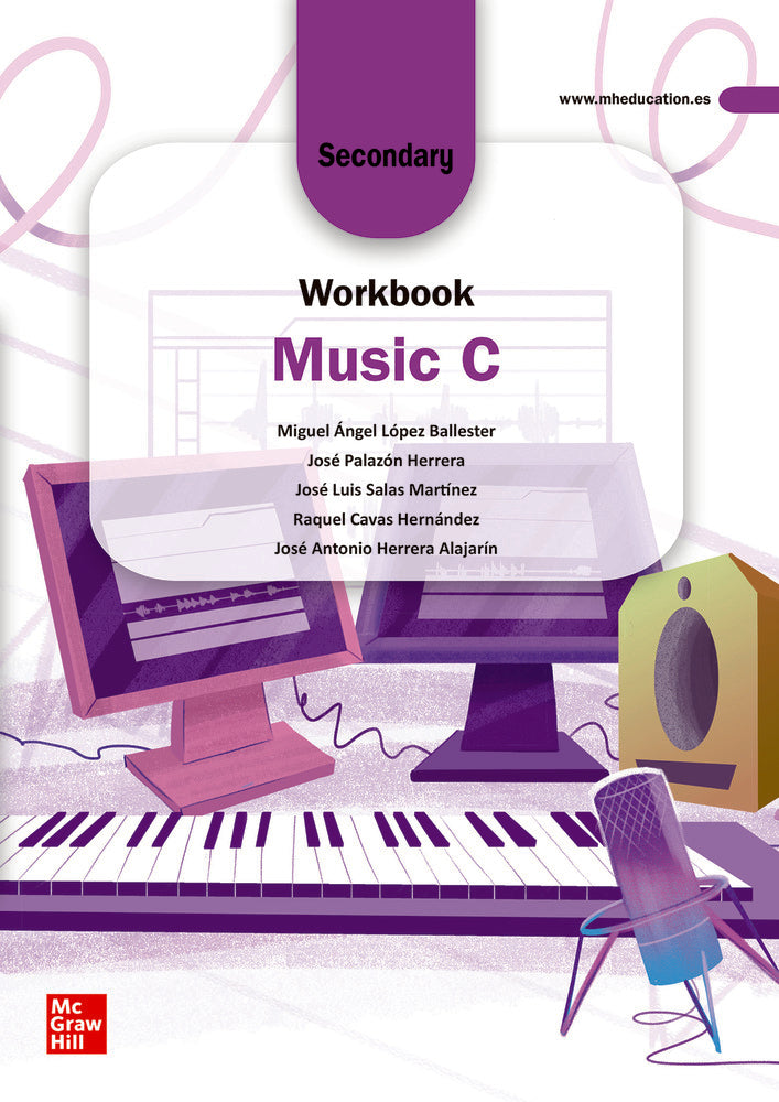 Workbook Music C Secondary - CLIL. NOVA. Aa. Vv. (McGraw-Hill Interamericana de España S.L.) 9788448638290 Imagen principal del producto