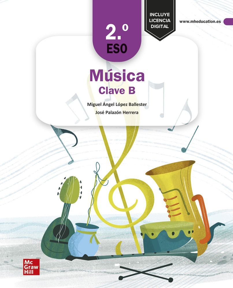 Música Clave B - 2.o ESO | Varios autores | 9788448638320 (MCGRAW-HILL) Imagen principal del producto