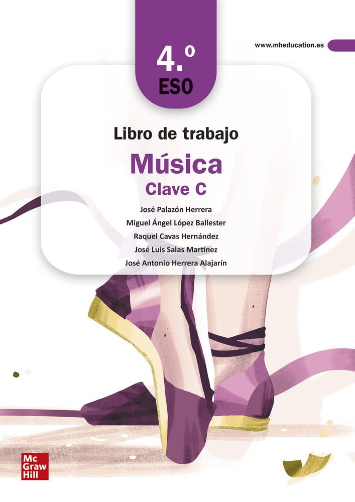 Libro de trabajo Música Clave C - 4ºESO | PALAZON HERRERA | 9788448638535 (MCGRAW-HILL) Imagen principal del producto