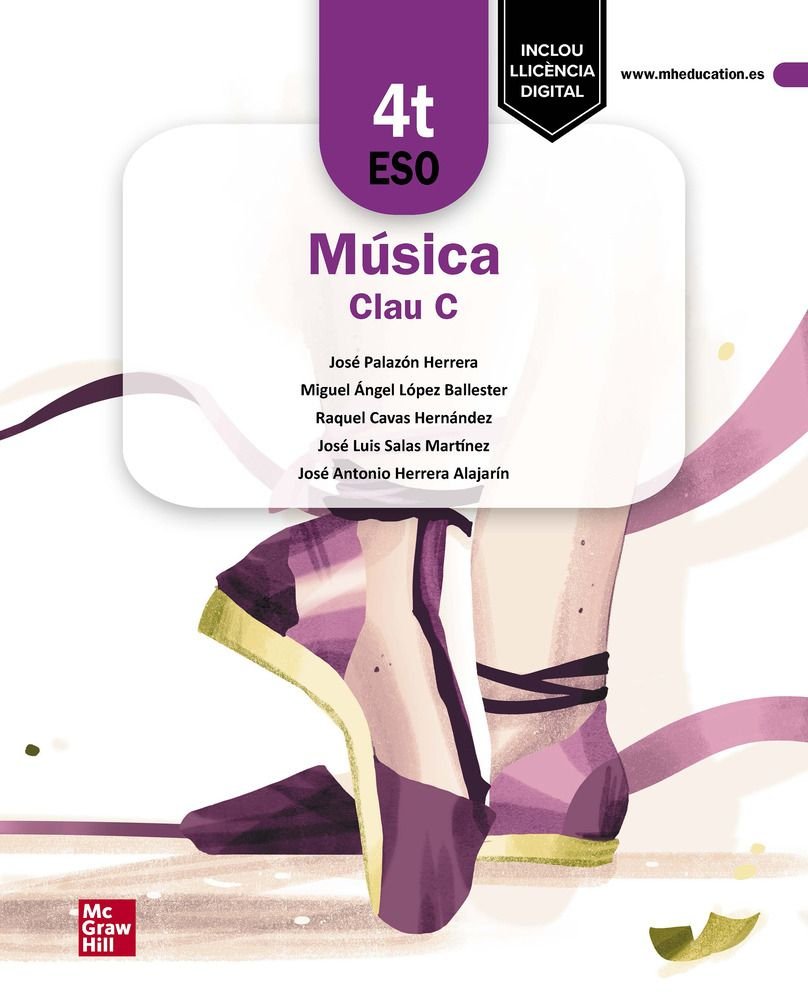 Música Clau C 4t ESO | PALAZÓN HERRER | 9788448638566 (MCGRAW-HILL) Imagen principal del producto