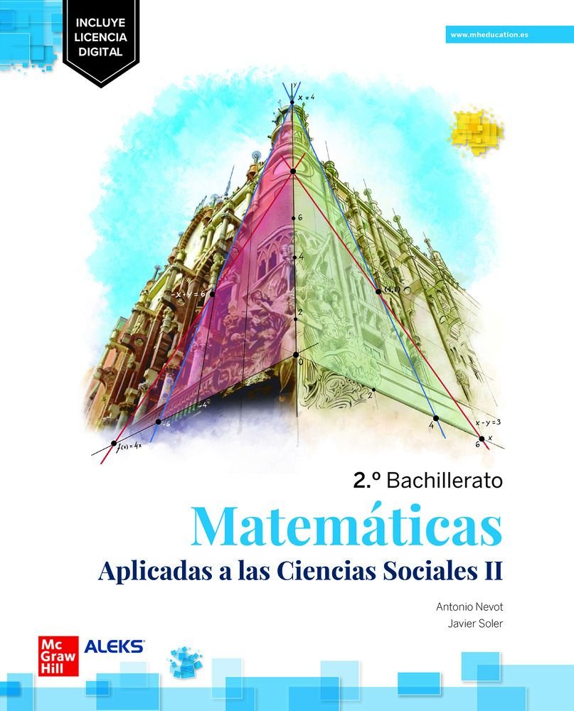 ✅ MATEMATICAS APLICADAS CCSS 2ºBACH 23 LOMLOE I NEVOT, A,/ SOLE I MCGRAW-HILL I 9788448638825 Imagen principal del producto