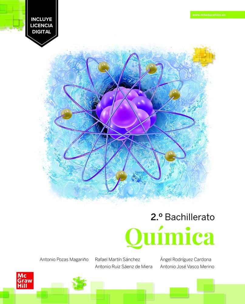 ✅ QUIMICA 2ºBACH 23 LOMLOE I PENA, A I MCGRAW-HILL I 9788448639310 Imagen principal del producto