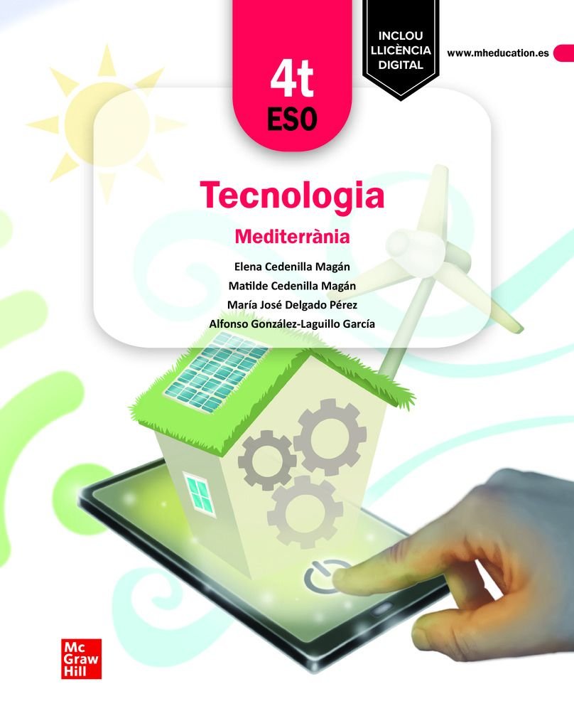 ✅ TECNOLOGIA 4ºESO MEDITERRANIA CATALUÑA 23 LOMLOE I CEDENILLA, E/ C I MCGRAW-HILL I 9788448639778 Imagen principal del producto