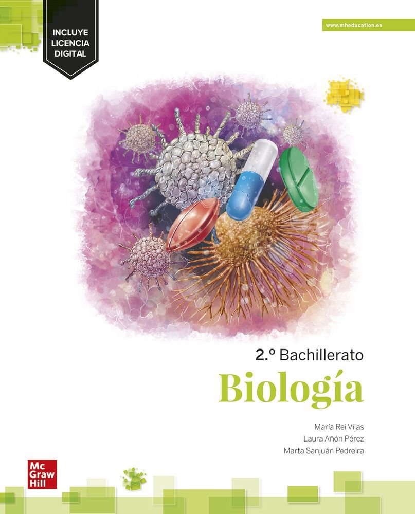 ✅ BIOLOGIA 2ºBACH 23 LOMLOE I REI, M/ ANON, L I MCGRAW-HILL I 9788448639808 Imagen principal del producto