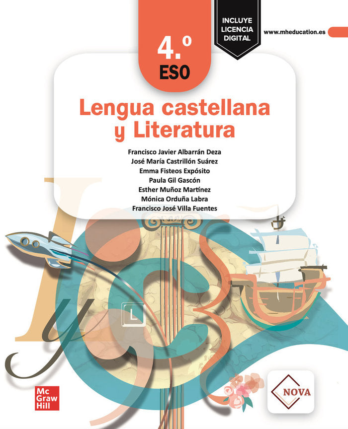 Lengua castellana y Literatura 4ºESO. NOVA | CASTRILLÓN | 9788448640507 (MCGRAW-HILL) Imagen principal del producto