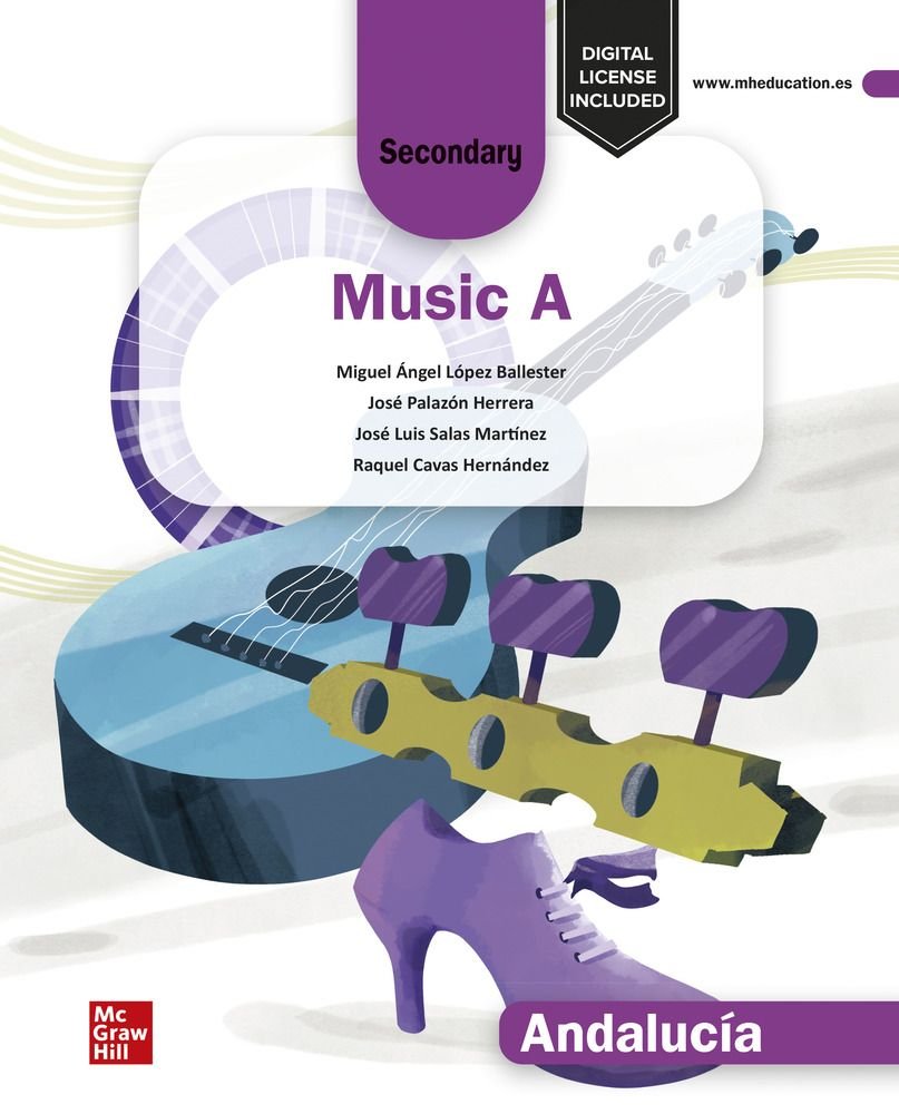 Music A. Secondary - CLIL. Andalusia | PALAZÓN HERRER | 9788448641917 (MCGRAW-HILL) Imagen principal del producto