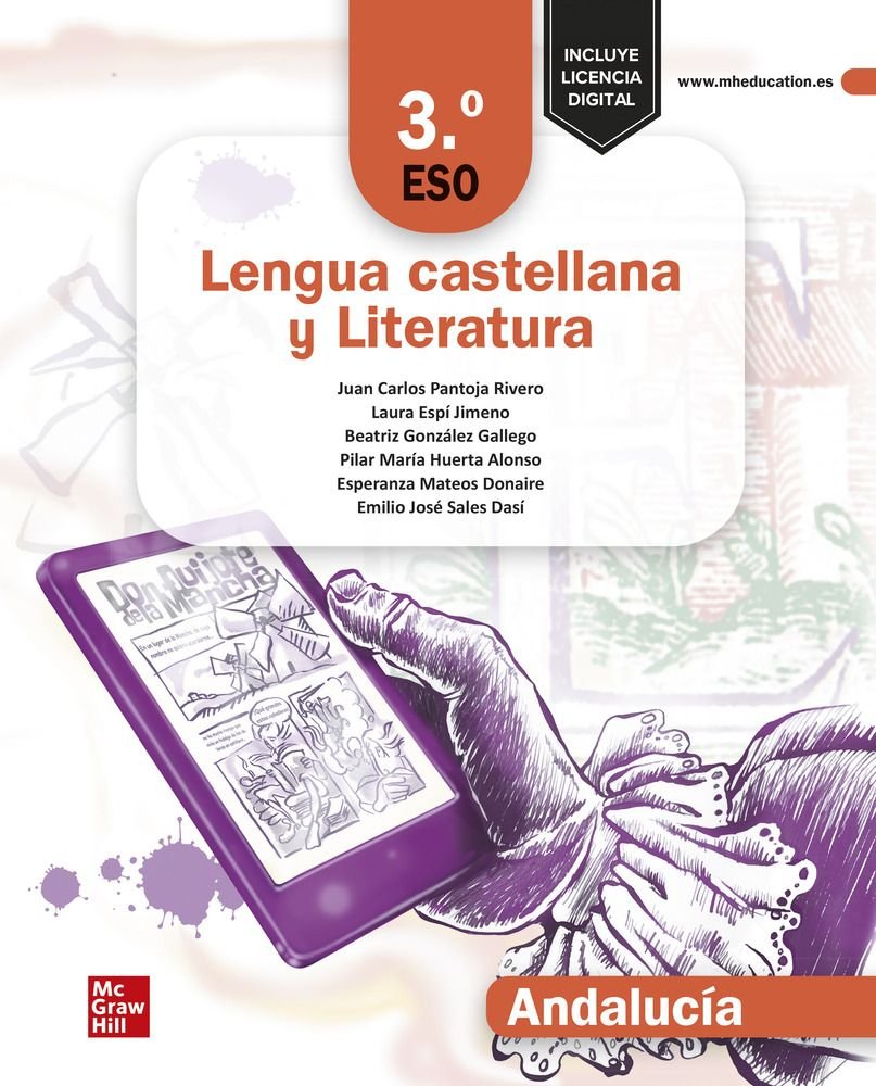 Lengua castellana y Literatura 3.o ESO. Andalucía | Varios autores | 9788448643225 (MCGRAW-HILL) Imagen principal del producto