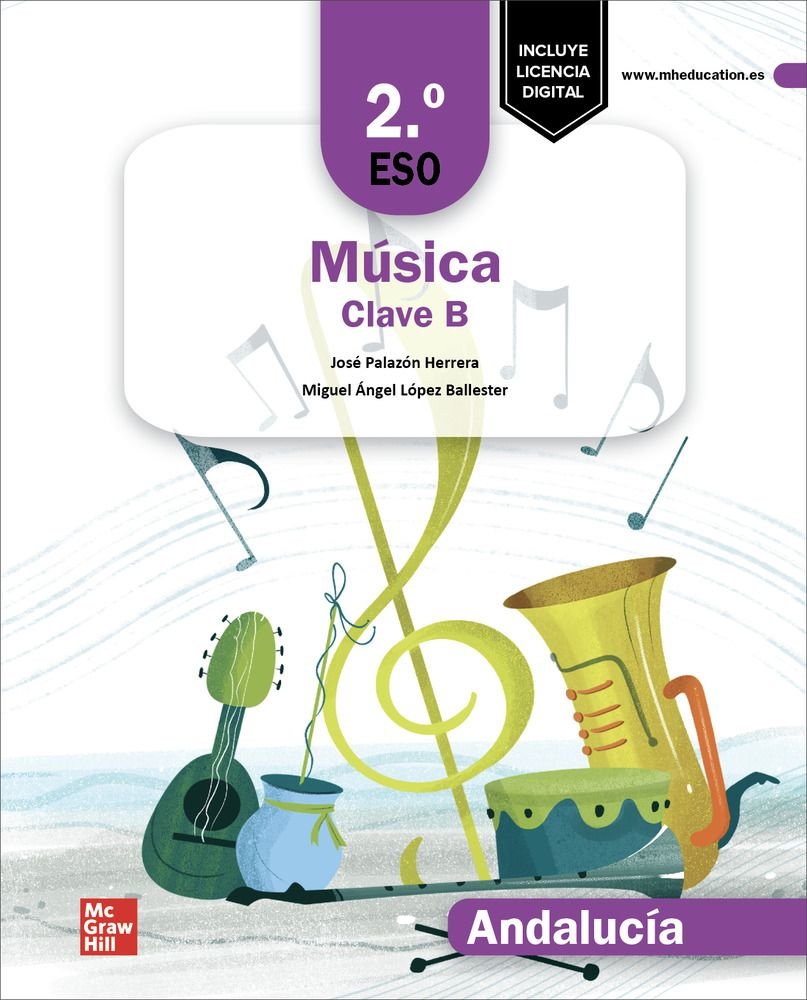 Música Clave B. Andalucía | PALAZÓN HERRER | 9788448644703 (MCGRAW-HILL) Imagen principal del producto