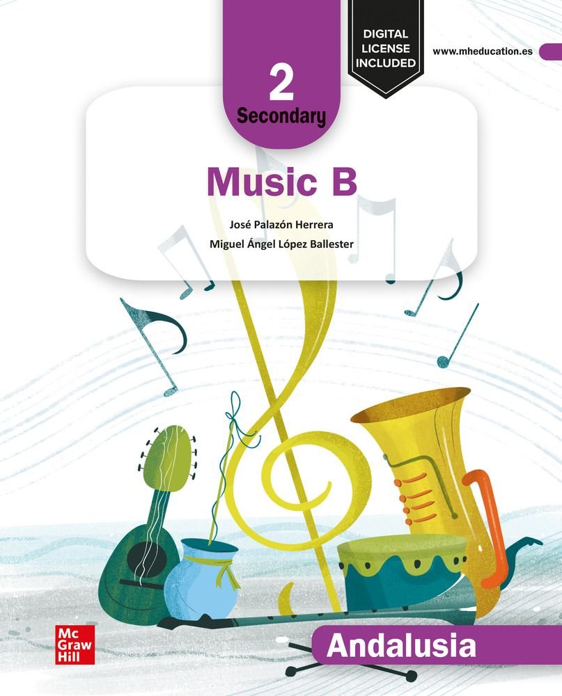 Music B. Secondary. Andalusia | PALAZÓN HERRER | 9788448644758 (MCGRAW-HILL) Imagen principal del producto
