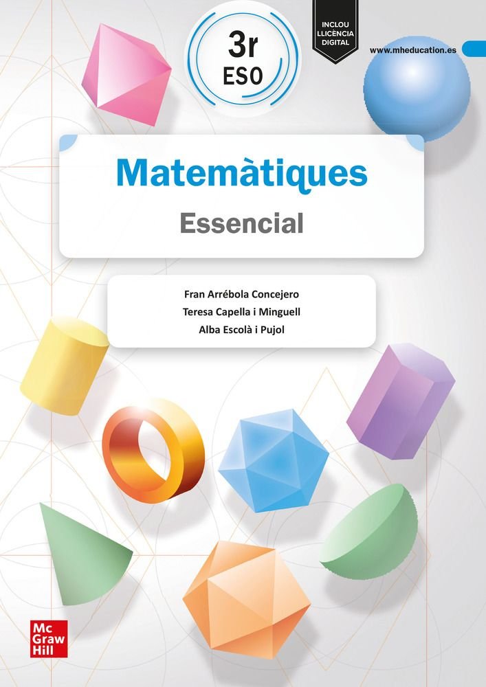 Matemàtiques 3r ESO. Essencial | Varios autores | 9788448646042 (MCGRAW-HILL) Imagen principal del producto