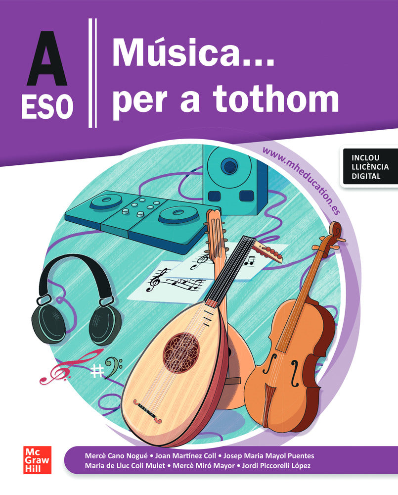 Música... per a tothom ESO A. Cano, Merce (McGraw-Hill Interamericana de España S.L.) 9788448648466 Imagen principal del producto