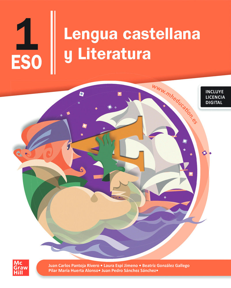 Lengua castellana y Literatura 1º ESO. Pantoja (McGraw-Hill Interamericana de España S.L.) 9788448648725 Imagen principal del producto