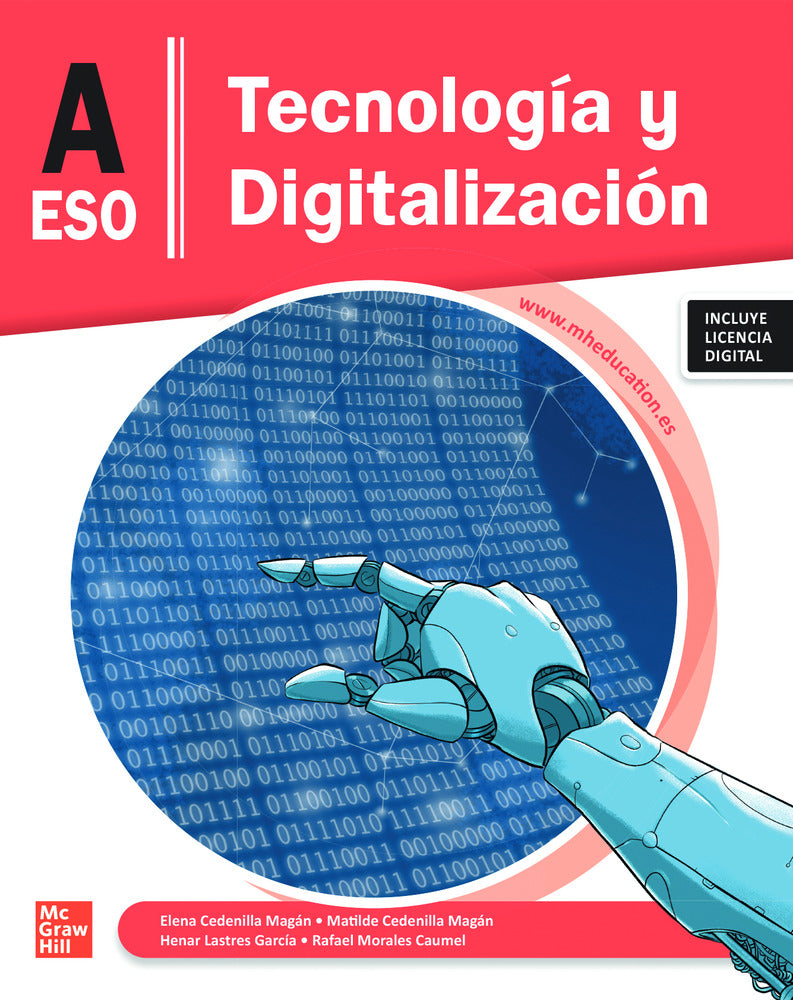 Tecnología y Digitalización A ESO. Cedenilla (McGraw-Hill Interamericana de España S.L.) 9788448649180 Imagen principal del producto
