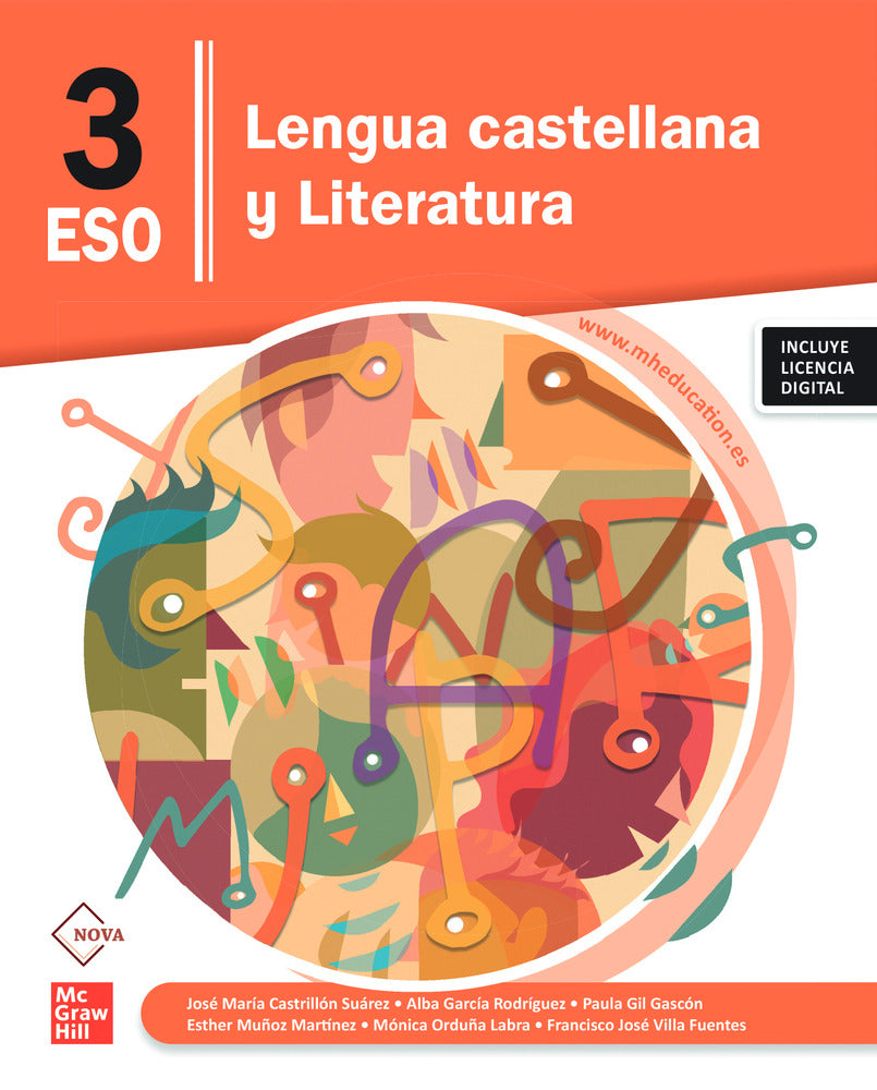 Lengua castellana y Literatura 3.º ESO. NOVA. Castrillon (McGraw-Hill Interamericana de España S.L.) 9788448649449 Imagen principal del producto