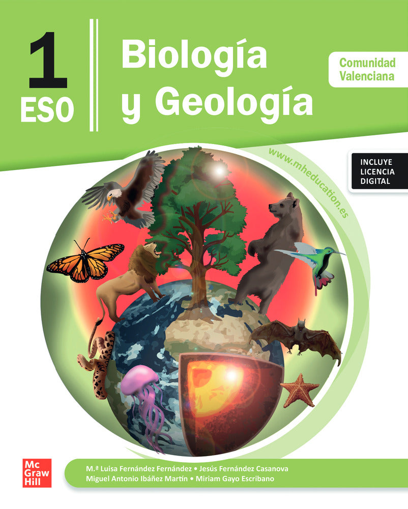 Biología y Geología 1º ESO. Fernandez (McGraw-Hill Interamericana de España S.L.) 9788448649463 Imagen principal del producto