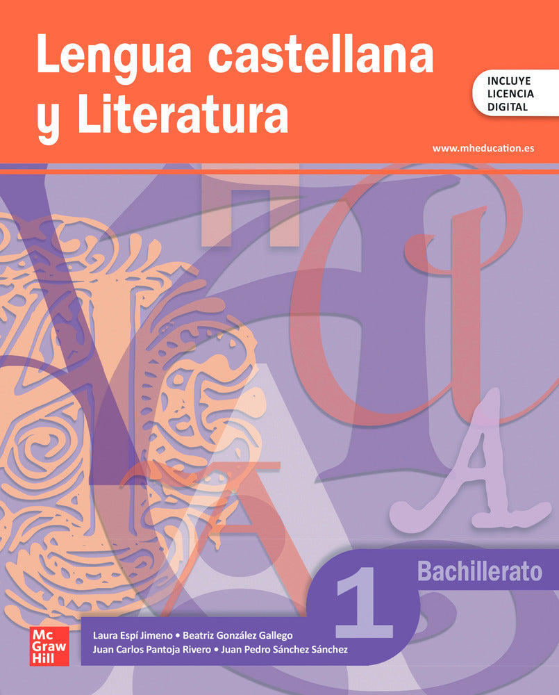 Lengua castellana y Literatura 1º Bachillerato. Mateos (McGraw-Hill Interamericana de España S.L.) 9788448649760 Imagen principal del producto