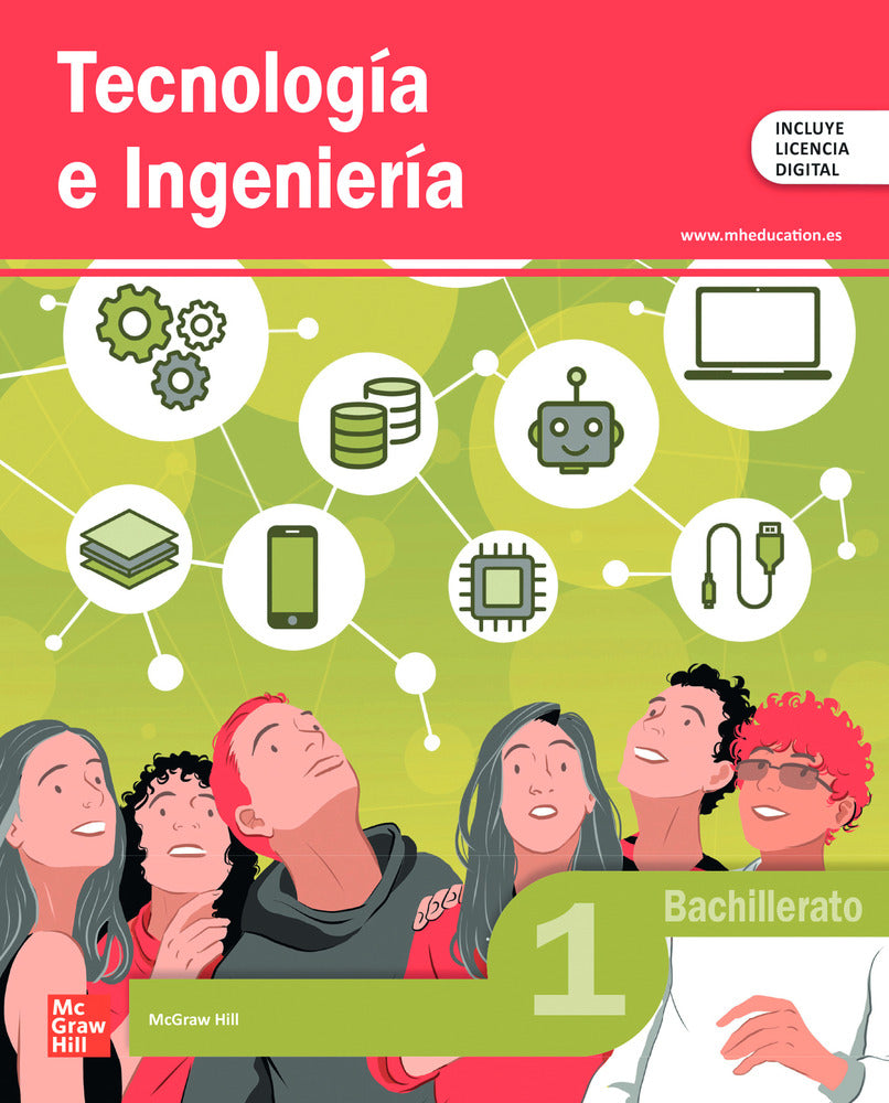 Tecnología e Ingeniería 1.º Bachillerato. Mcgraw (McGraw-Hill Interamericana de España S.L.) 9788448649845 Imagen principal del producto