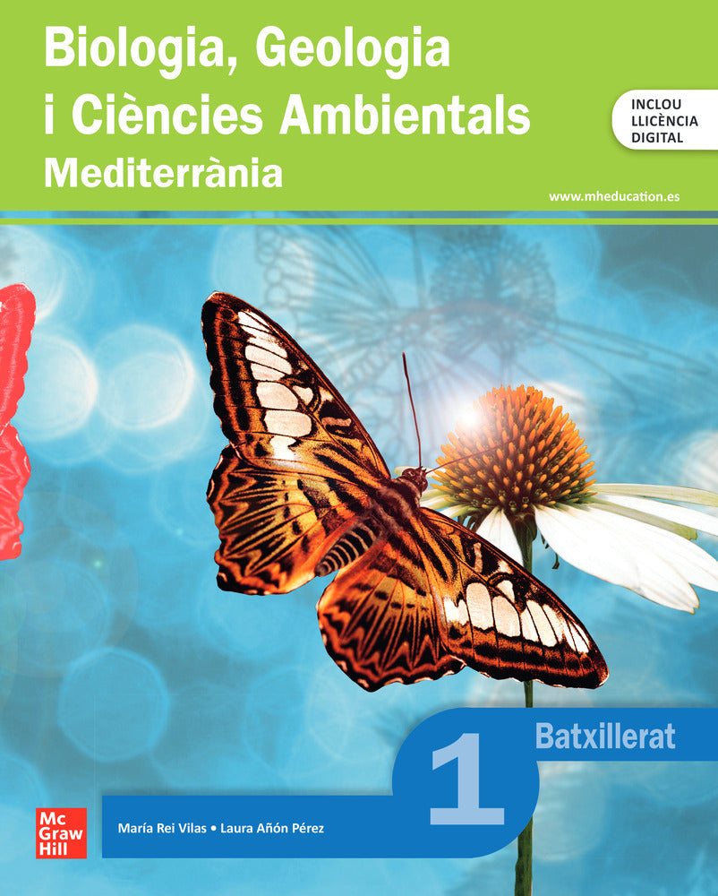 Biologia, Geologia i Ciències Ambientals 1r Batxillerat Mediterrània. Rei (McGraw-Hill Interamericana de España S.L.) 9788448649890 Imagen principal del producto
