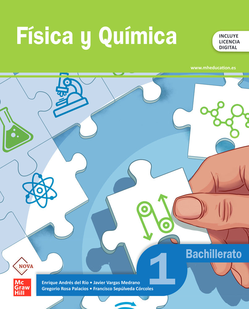 Física y Química 1º Bachillerato NOVA. Local (McGraw-Hill Interamericana de España S.L.) 9788448649999 Imagen principal del producto