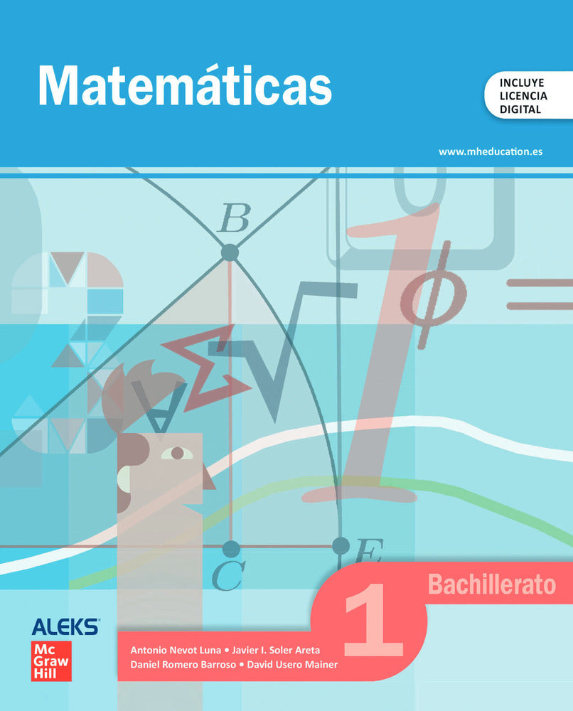 Matemáticas 1º Bachillerato. Nevot (McGraw-Hill Interamericana de España S.L.) 9788448650001 Imagen principal del producto
