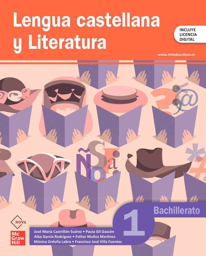 Lengua castellana y Literatura 1º Bachillerato NOVA. Castrillon (McGraw-Hill Interamericana de España S.L.) 9788448650094 Imagen principal del producto