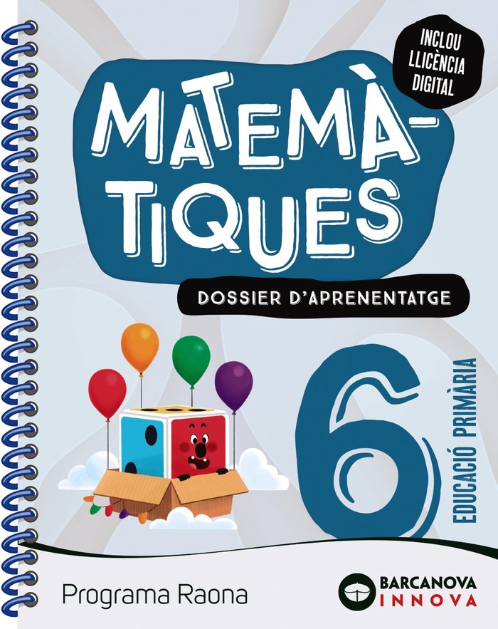 Raona 6. Matemàtiques. Dossier | Varios autores | 9788448960834 (Barcanova Editorial (Cataluña)) Imagen principal del producto