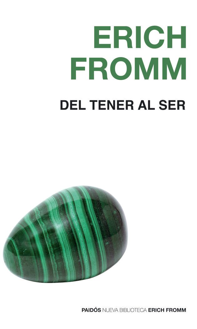 DEL TENER AL SER BEF - 9788449308611 Imagen principal del producto