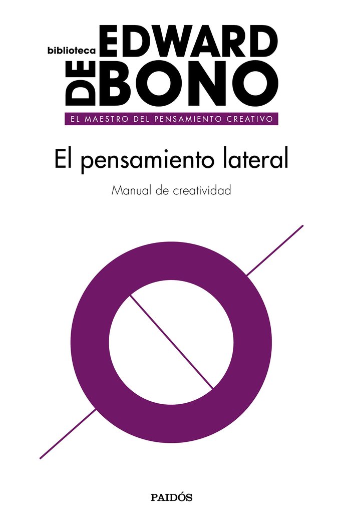 PENSAMIENTO LATERAL,EL | BONO,EDWARD DE | PAIDOS | 9788449334092 Imagen principal del producto