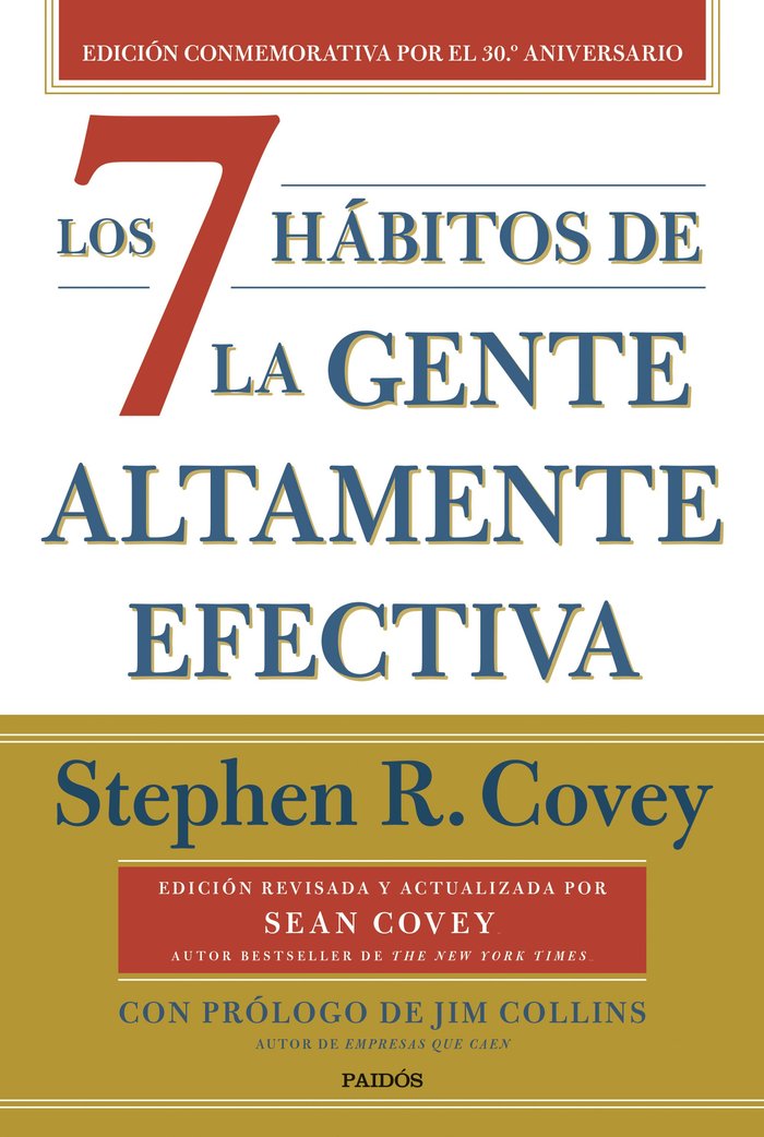 LOS 7 HABITOS DE LA GENTE ALTAMENTE EFECTIVA 30º ANIVERSA - 9788449341069 Imagen principal del producto