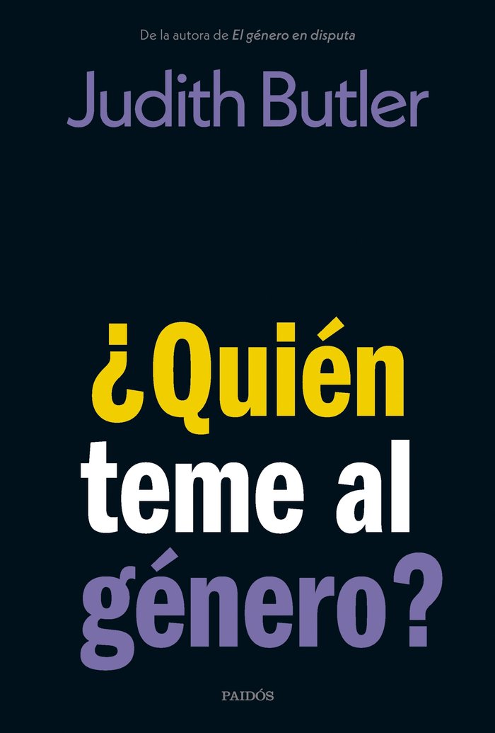 QUIEN TEME AL GENERO - 9788449342387 Imagen principal del producto