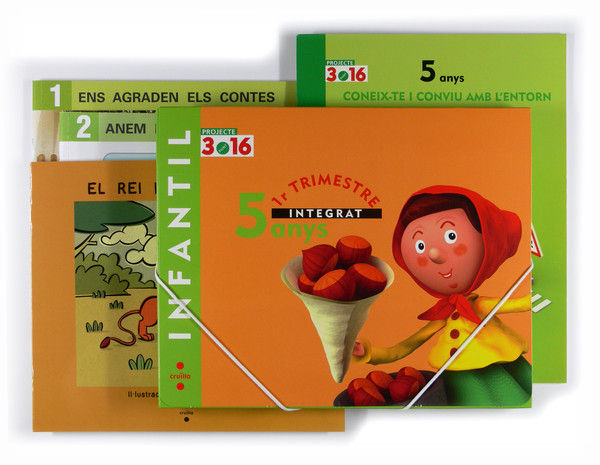 5 ANYS, 1R TRIMESTRE, INTEGRAT, PROJECTE 3,16 | EQUIP EDITORIAL CRUØLLA, | 9788466118569 (Cruilla Sm) Imagen principal del producto