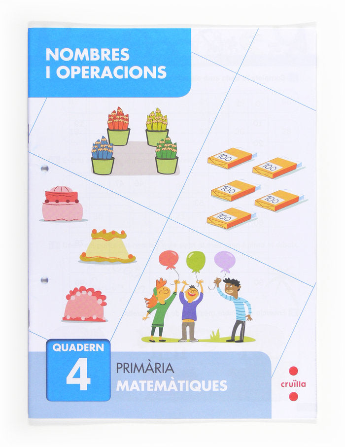 Nombres I Operacions 4 2º EP Catalan 13 SMMAT12EP (Cruilla Sm) - 9788466132657