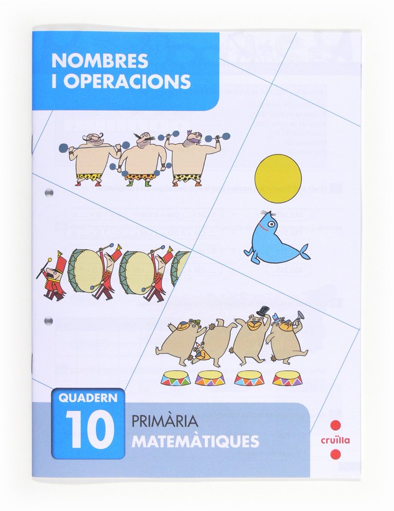 Nombres I Operacions 10 4º EP Catalan 13 SMMAT14EP (Cruilla Sm) - 9788466132718